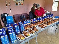 Preparation of food for the children